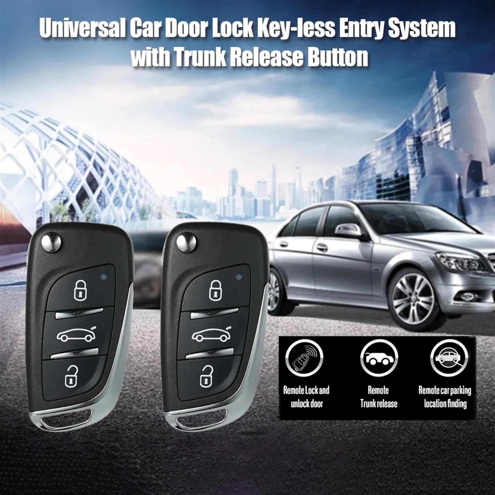 Autozubehör Alarm Auto Autotürschloss Keyless Entry System Fernzentralverriegelung Kit Einfache Installation und breite Kompatibilität