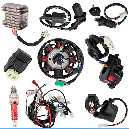 Kit completo de arnés de cableado que reemplaza ATV de 4 tiempos ATV Quad 150CC 200CC 250CC 300CC Quad Bike Buggy Go Kart Quad Arnés de cable