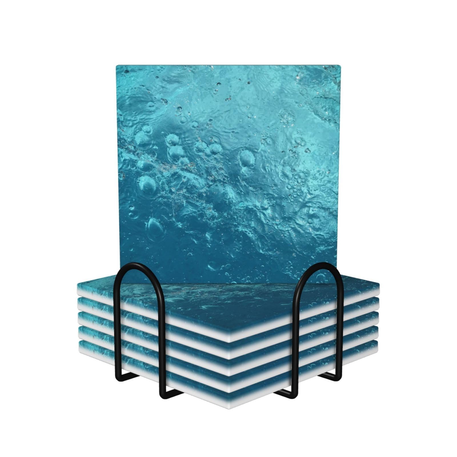 Dessous de verre en liège et céramique pour éviter les taches sur la table