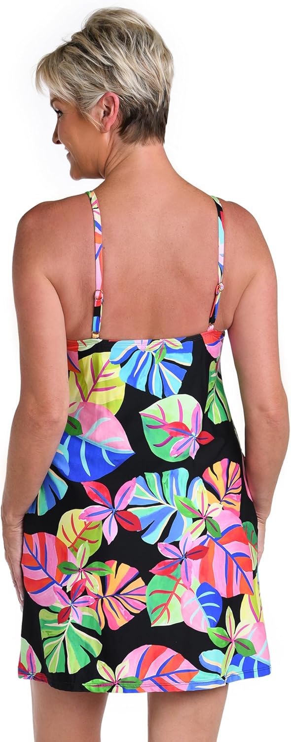 24th & Ocean Women's High Neck Dress Swimsuit Cover Up