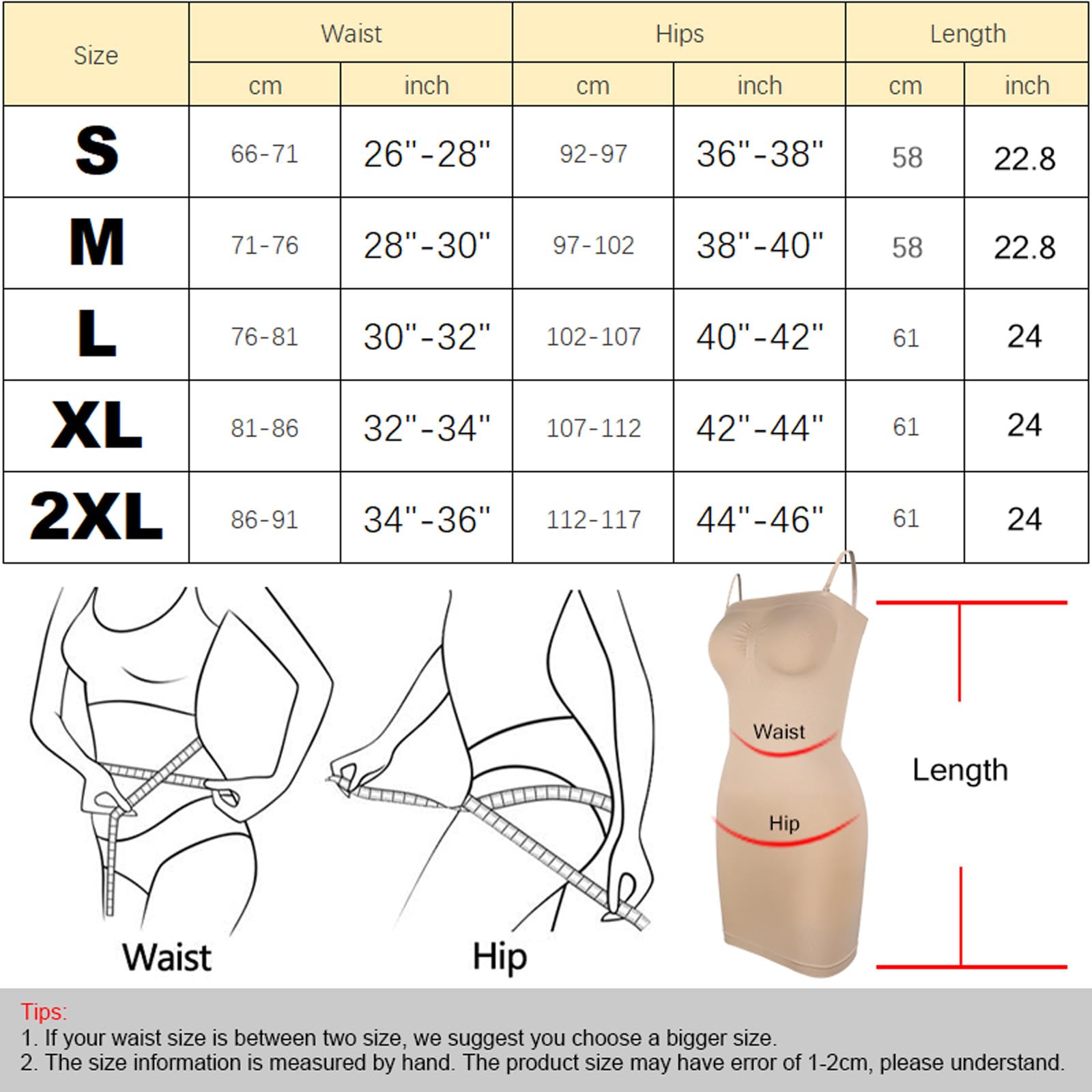 Shapewear Slips para Debajo de los Vestidos, Vestido con Control de Barriga sin Costuras, Ropa Interior Adelgazante para Mujer