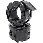 Clout Fitness Quick Release Pair of Locking 2 Olympic Size Barbell Clamp Collar Great for Pro Training (Black Matte)