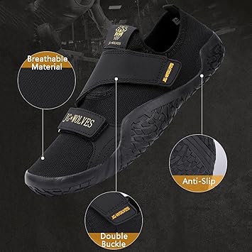 Yummsion Deadlift Shoes,Zapatillas Halterofilia,Calzado Barefoot,Zapatillas Mujer Barefoot,Zapatillas Powerlifting Hombre,Deadlift Shoes Hombres Mujere,Ligeras Y CóModas,para Gym Squat2