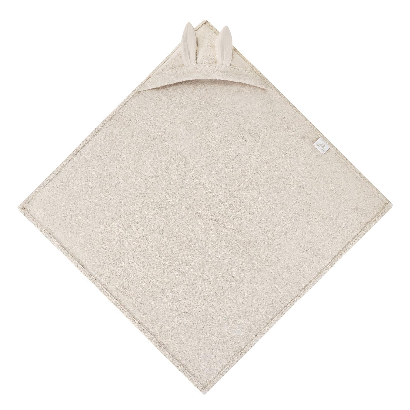 MAYLILY - Bambus Baby Handtuch Bunny – Kapuzenhandtuch für Neugeborene - Badetuch - Baby Handtuch mit Kapuze - Geschenk zur Erstausstattung - Baby Handtücher - Bademantel Baby - (beige)