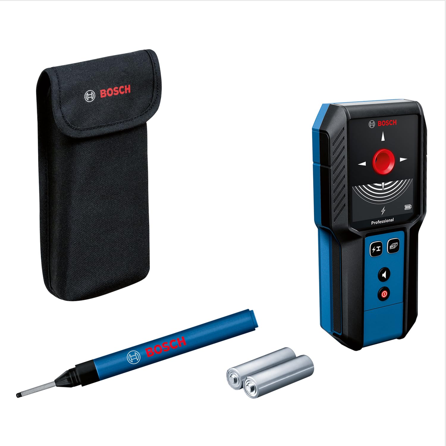 Bosch Professional GMS 120-27 Scanneur Mural Détection Métal Câble Bois 120/100/50/30 mm