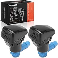 A-Premium Windshield Washer Nozzle Kit Set of 2 for Dodge Durango 2011-2023 - Replace 68269108AA, Left & Right Fan Spray Jets