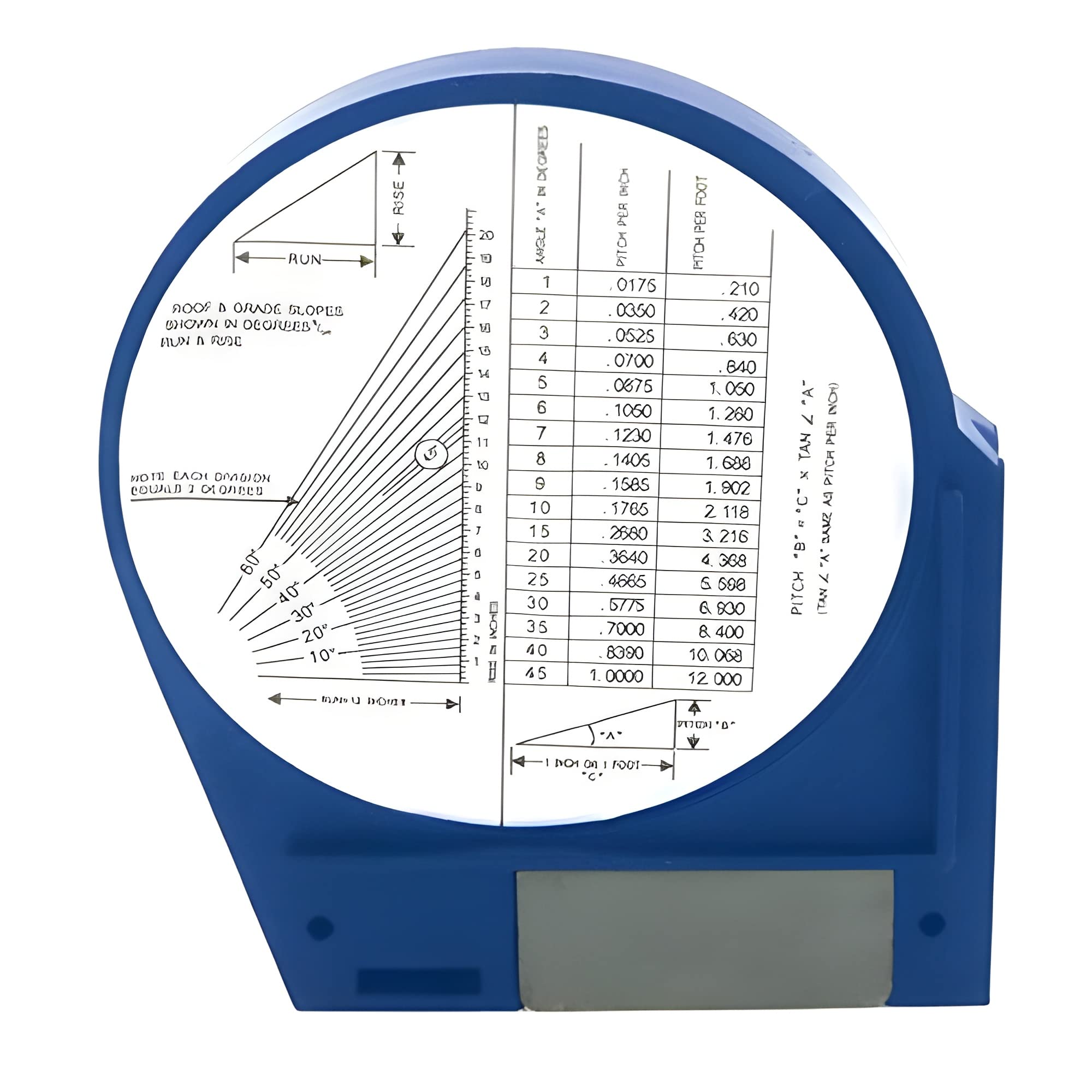 Gilhot® Aluminium Angle Finder Magnetic Base, 4-1/8-inch, Blue 2