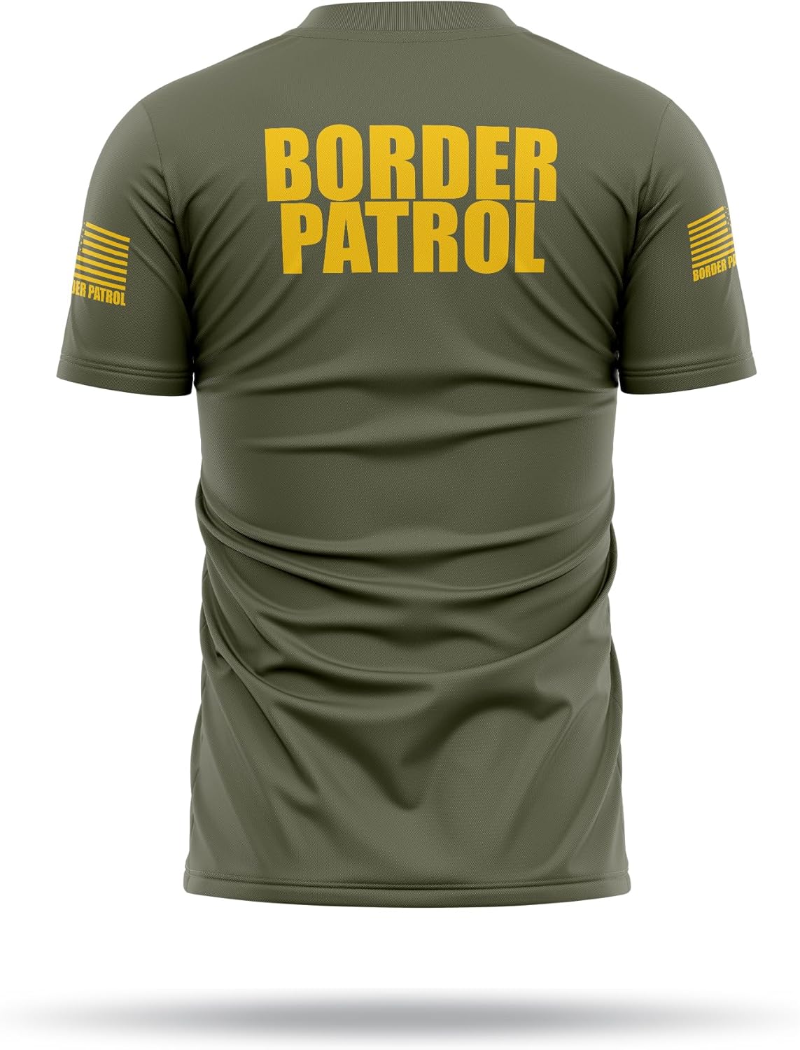 Border Patrol Utility Shirts for Men - USA Patriotic Lightweight Tee - Micro Polyester, Moisture-Wicking Quick-Dry. - Image 2