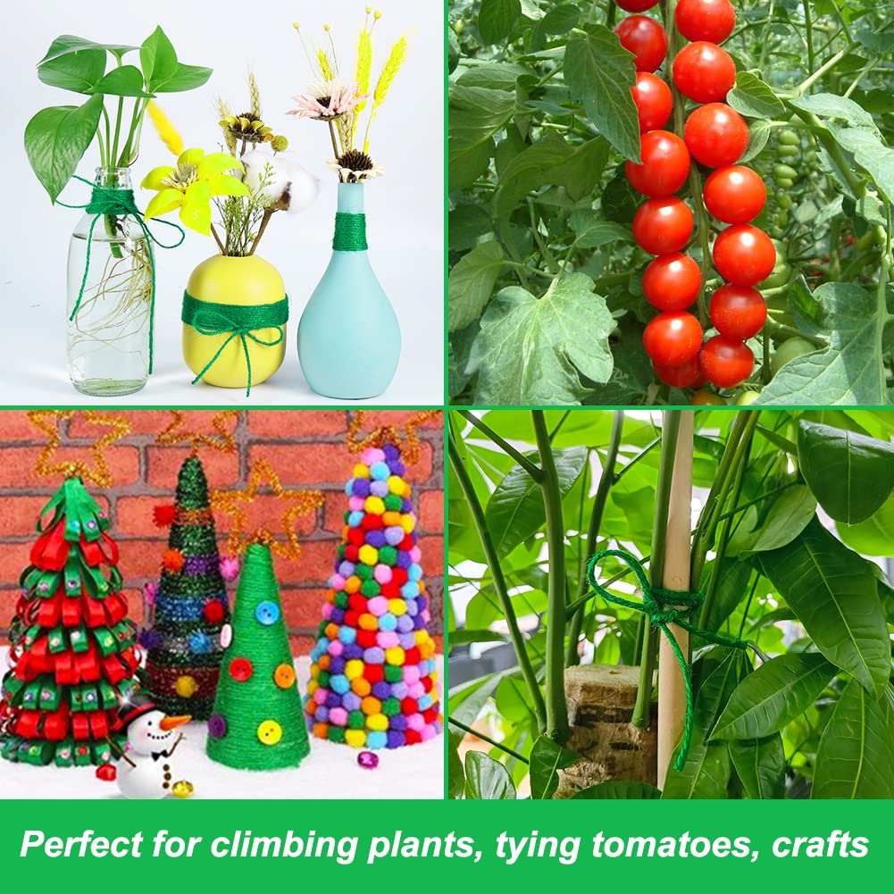 100m Gartenschnur 3mm - Biologisch Abbaubarer Hanf Für Pflanzen Und Basteln