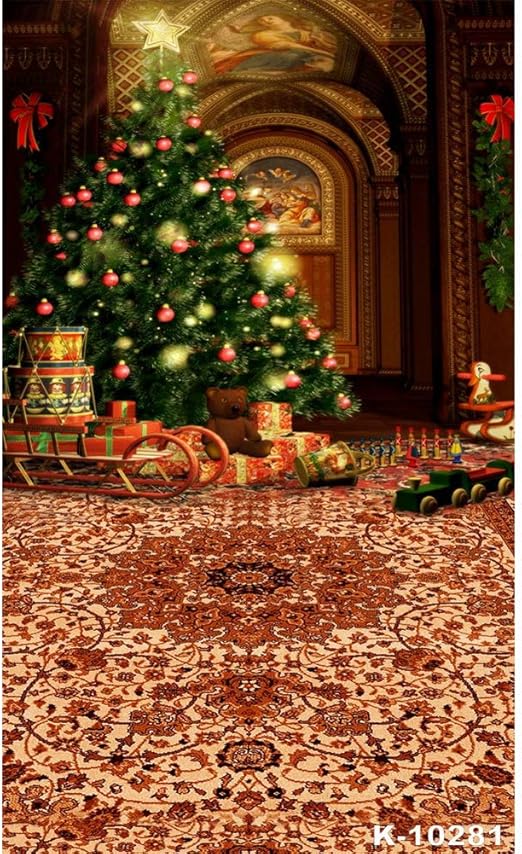 Amazon Co Jp Raifu タペストリー 3d 写真 撮影 背景 布地 掛け布団 クリスマスツリー ギフト シリーズ クリスマス 飾り 装飾 可愛い おしゃれ 雰囲気満々 K 5ftx5ft おもちゃ