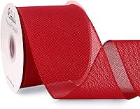 Vista 36 de Ribbli - Cinta de arpillera blanca con alambre, 1 pulgada x 20 yardas continuas, cinta blanca con alambre para coronas, arcos grandes, decoración