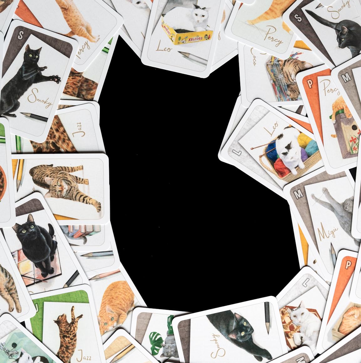 Kaleidos Games Purrfect - A Fun and Adorable Card Game for Cat Lovers and Families, Black / White, 13 cm x 17 cm x 0.1 cm - Image 3