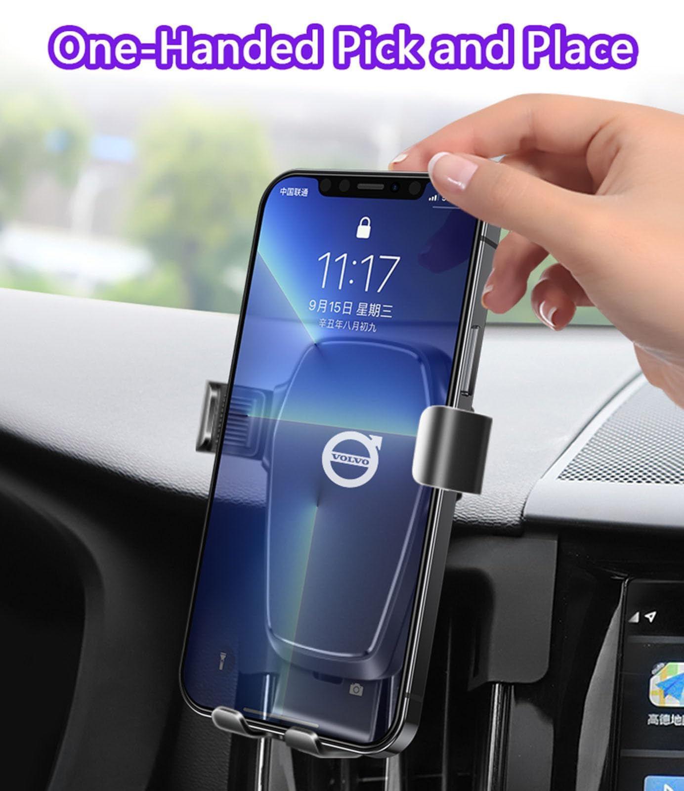 Ventouse Telephone Car Phone Holder For Volvo XC60 S90 V90 S60