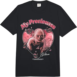 LOTR Gollum My Precious Hearts Valentine's Day Fantasy Movie Comfort Colors Adult Heavyweight T-Shirt