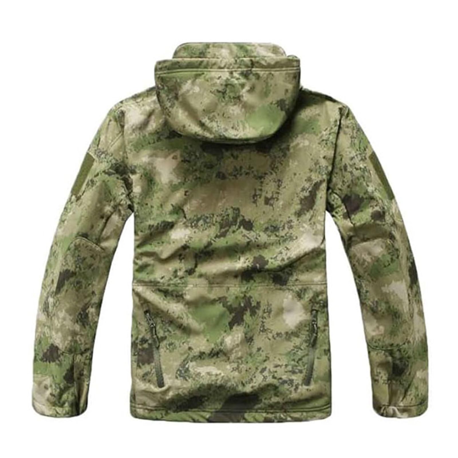 Wygwlg Completo Sci Uomo, Completo Invernale Sportivo Da Uomo In Caldo Pile Giacca E Pantaloni Da Sci Mimetici Con Cappuccio, Tute Snowboard Isolanti E Impermeabili, Per Sport Sulla