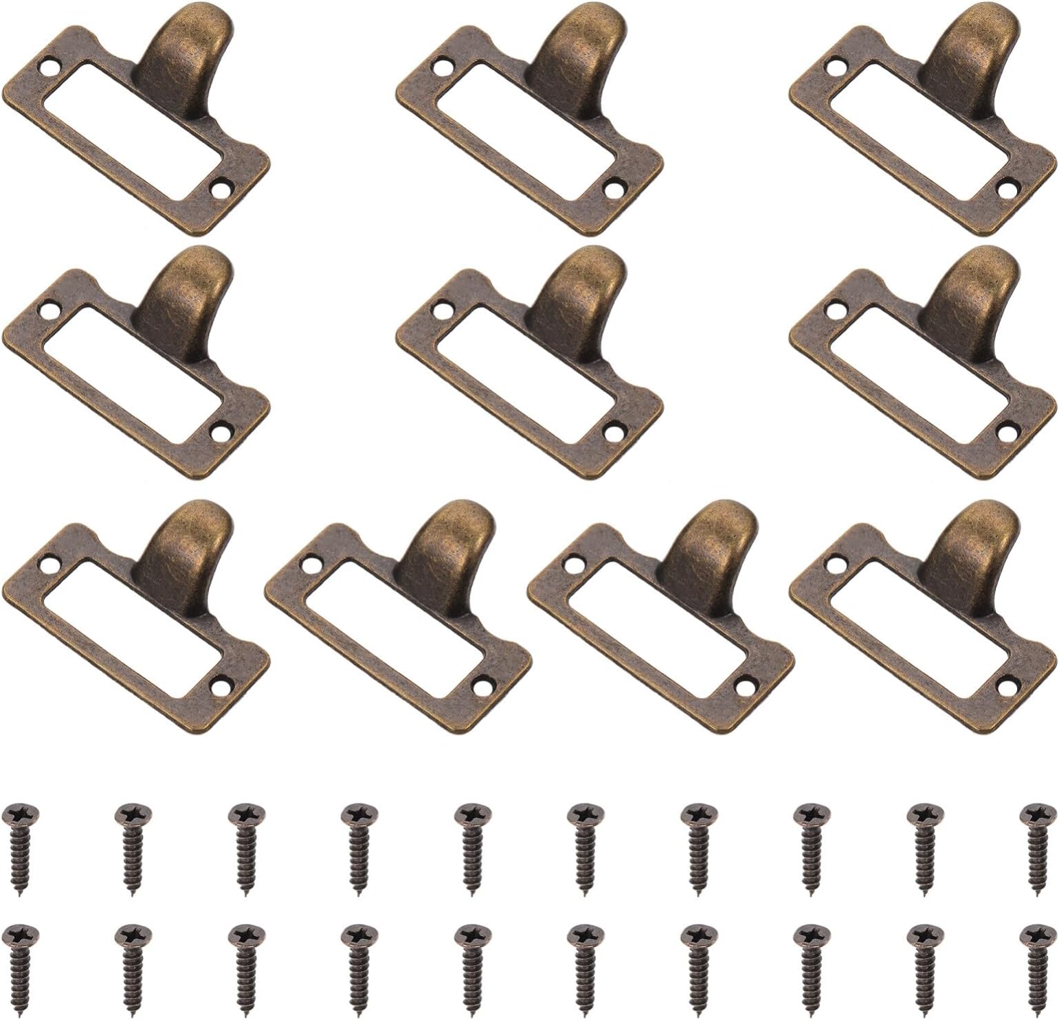 Uonlytech 10pcs Handle Drawer Pulls Brass Pulls Brass Fittings
