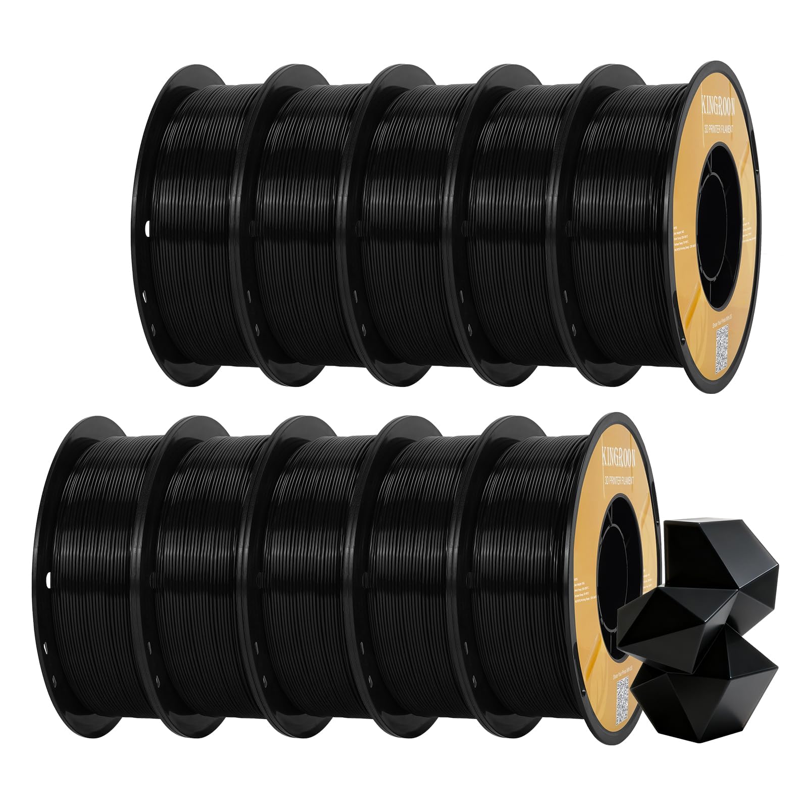 1kg Pack of Black PETG 3D Printer Filament