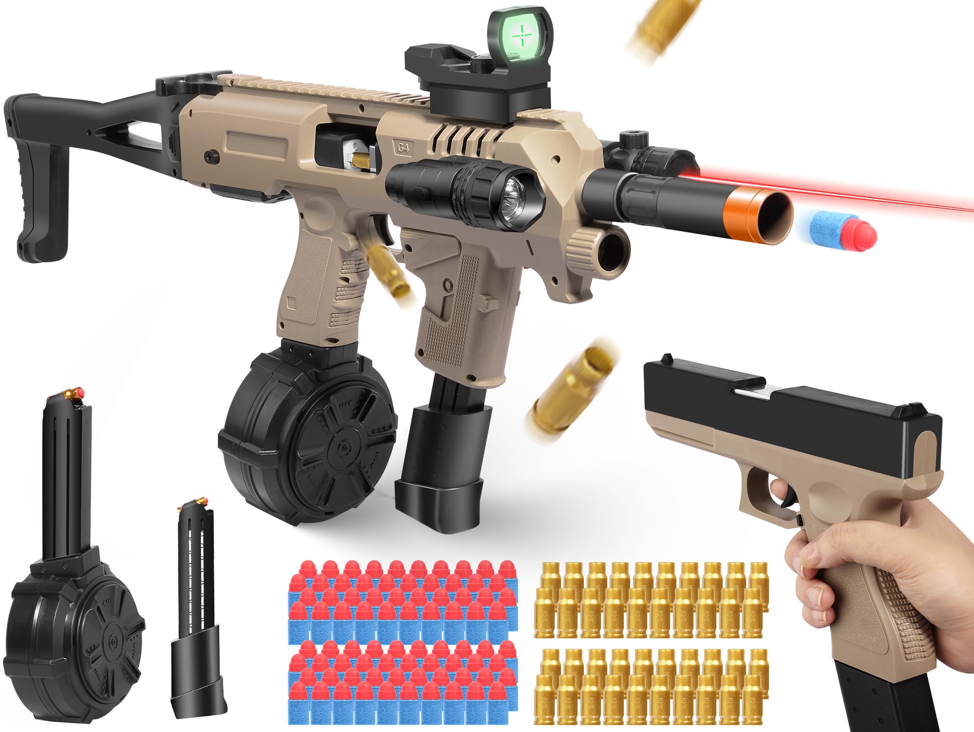 DIY Toys for Boys, Empty Shell Ejecting Design, Gifts for Boys Girls Birthday Holidays