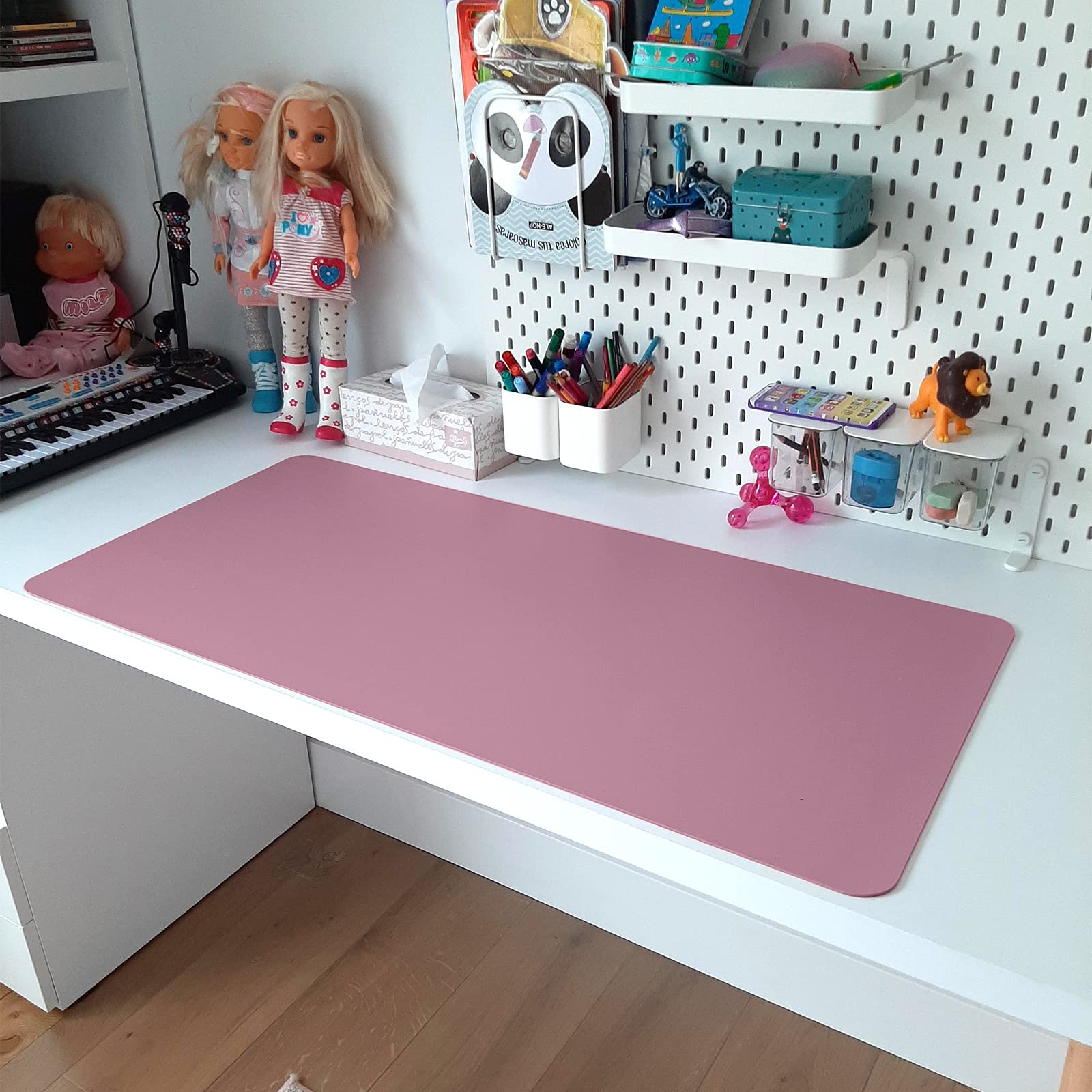 Weelth Tapis de bureau multifonction étanche en cuir PU Weelth Tapis de bureau multifonction étanche en cuir PU