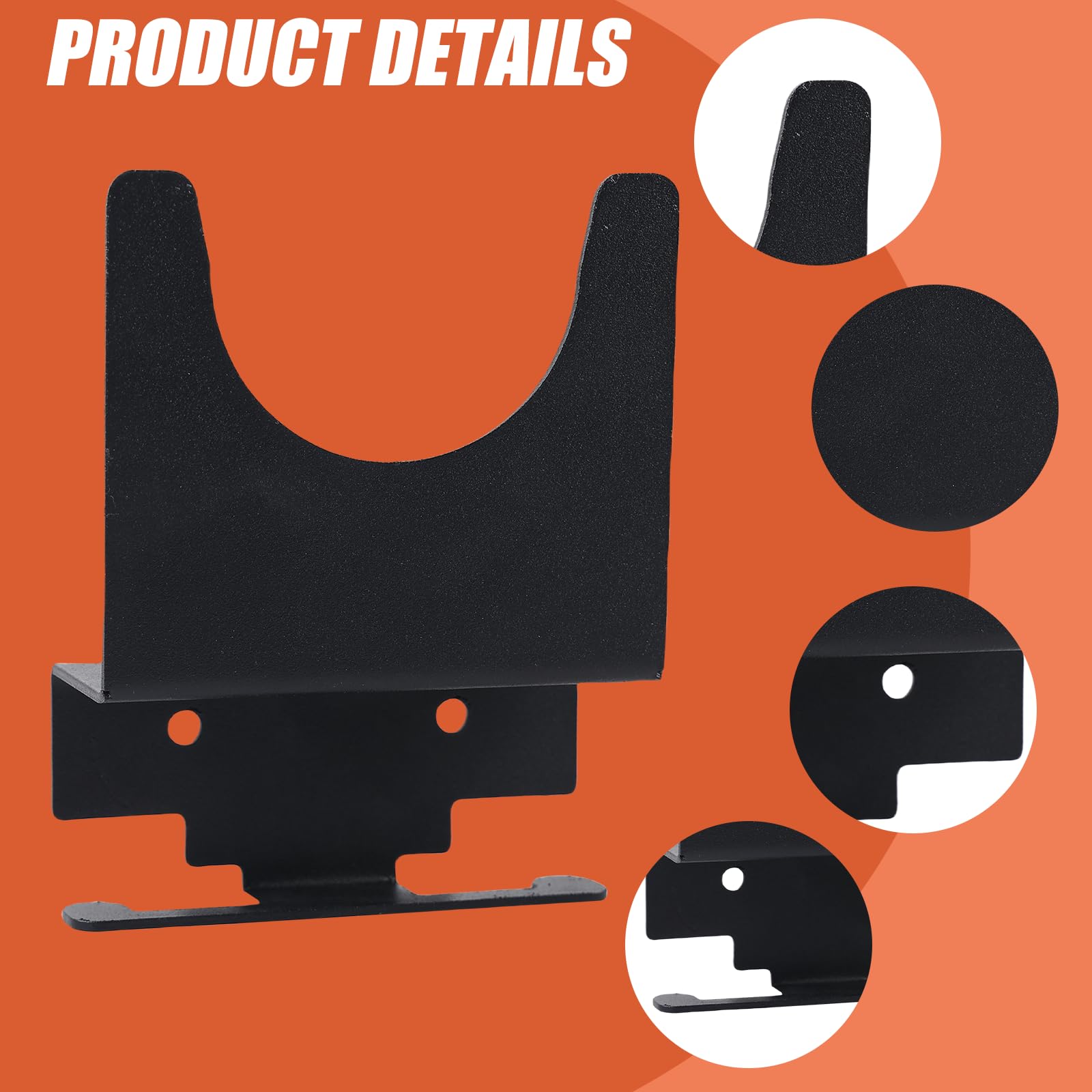 Support de Meuleuse D'angle Mural: Lot de 4 Supports pour Meuleuse D'angle en Acier Inoxydable avec Crochet de Corde, Support pour Outils Electriques avec Vis, pour Meuleuse D'angle, Polisseuse