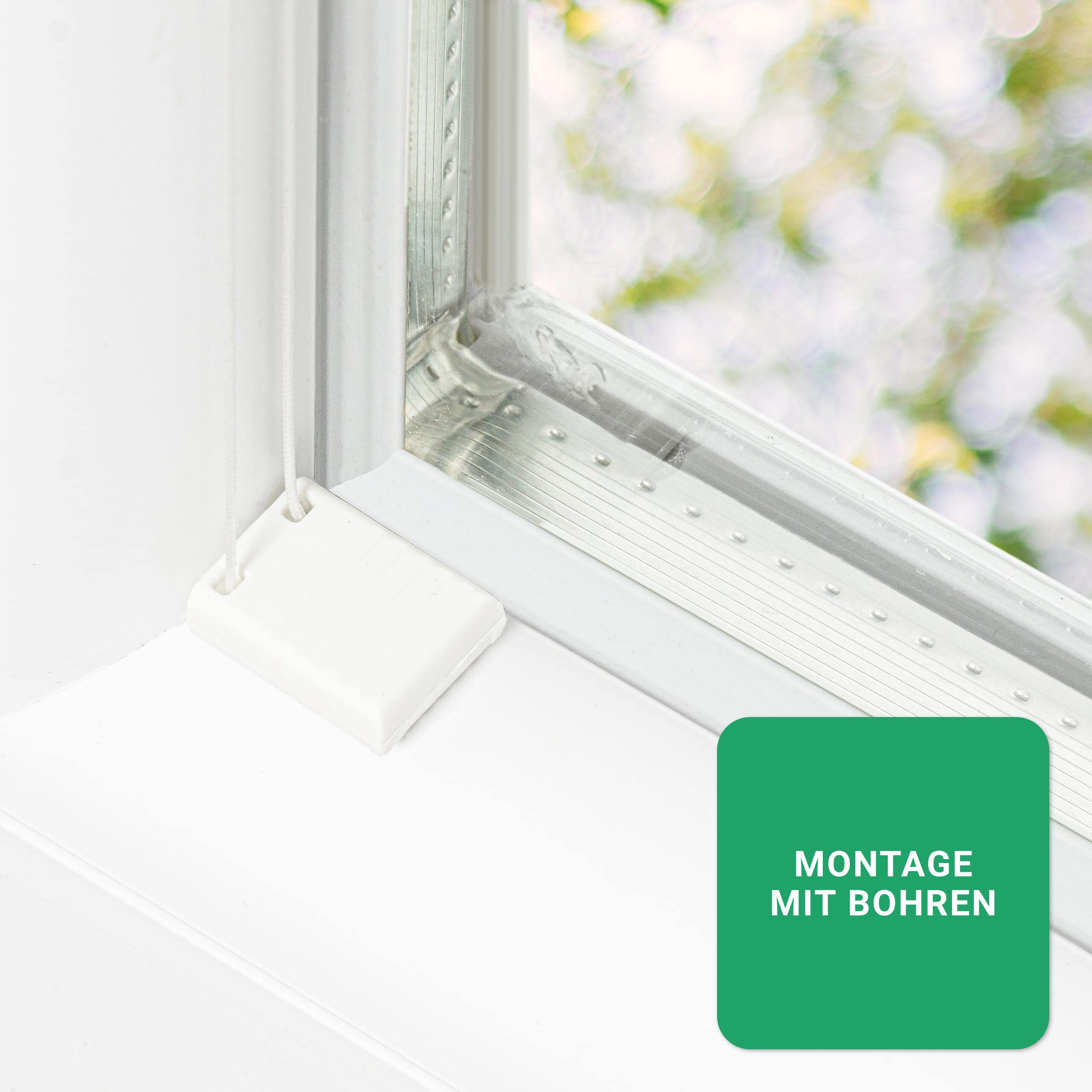 Estika Tenda plissettata su misura con foratura - larghezza 30-129 cm, altezza 150-230 cm - Collezione Premium, tessuto in 23 colori, profilo in 3 colori - per interni, per finestre
