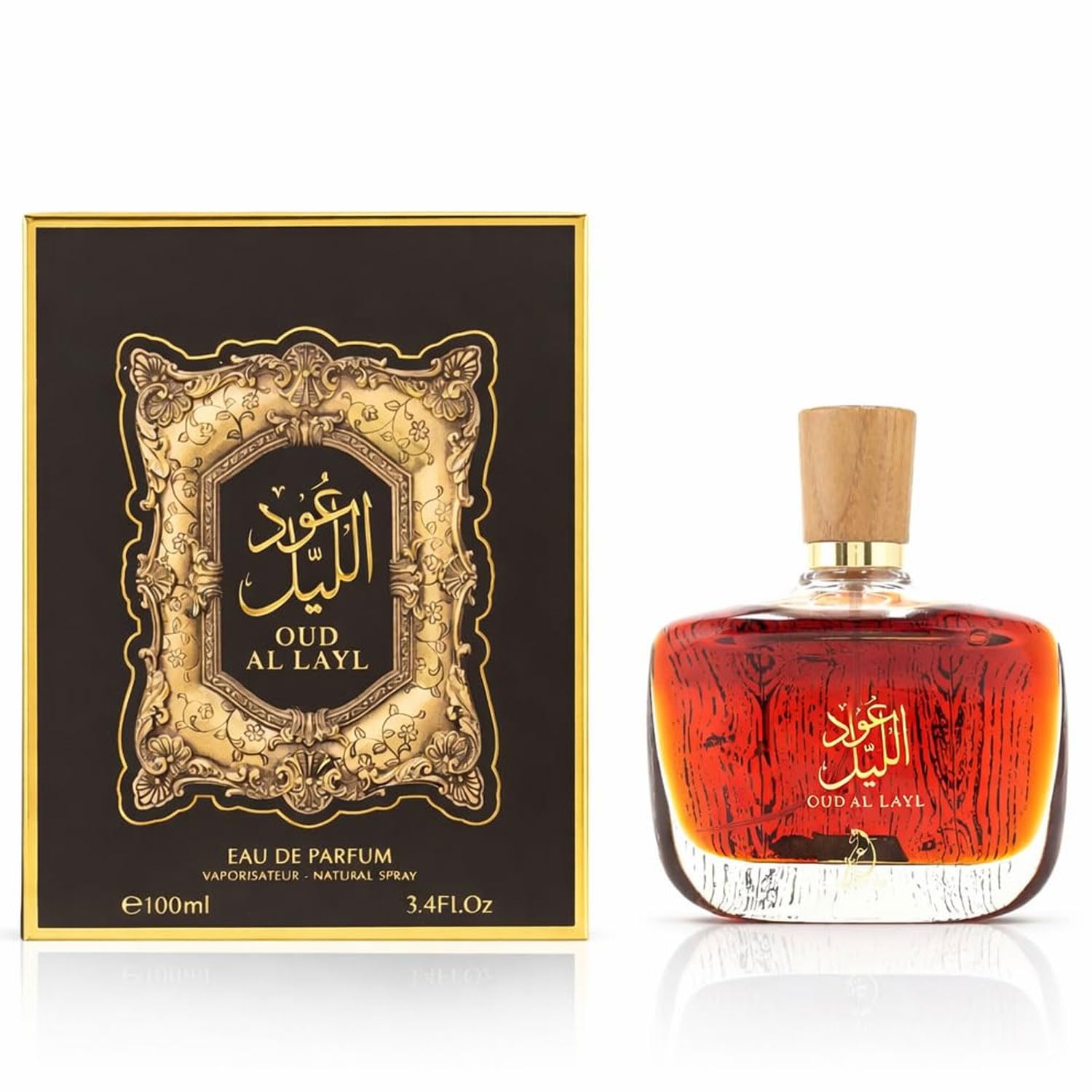 ARABIYAT Oud Al Layl EDP 100ML Unisex | Premium Arabic Oud Perfume Spray | Long Lasting Woody Oriental Fragrance for Men & Women-image-33