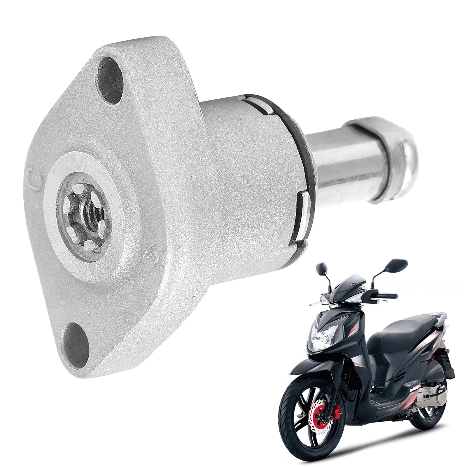 Tensor de Cadena de Distribución de Motocicleta de Aleación de Aluminio para Scooter GY6 - Reemplazo Ligero y Resistente