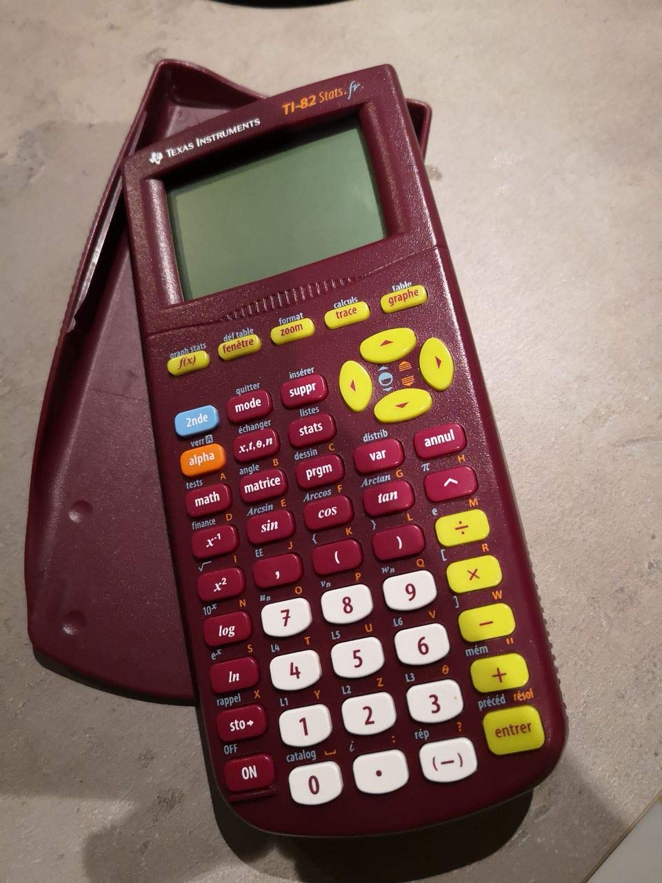 [Ancien Modèle] Texas Instrument TI-82 Stats.fr Calculatrice graphique pour lycée et bac pro