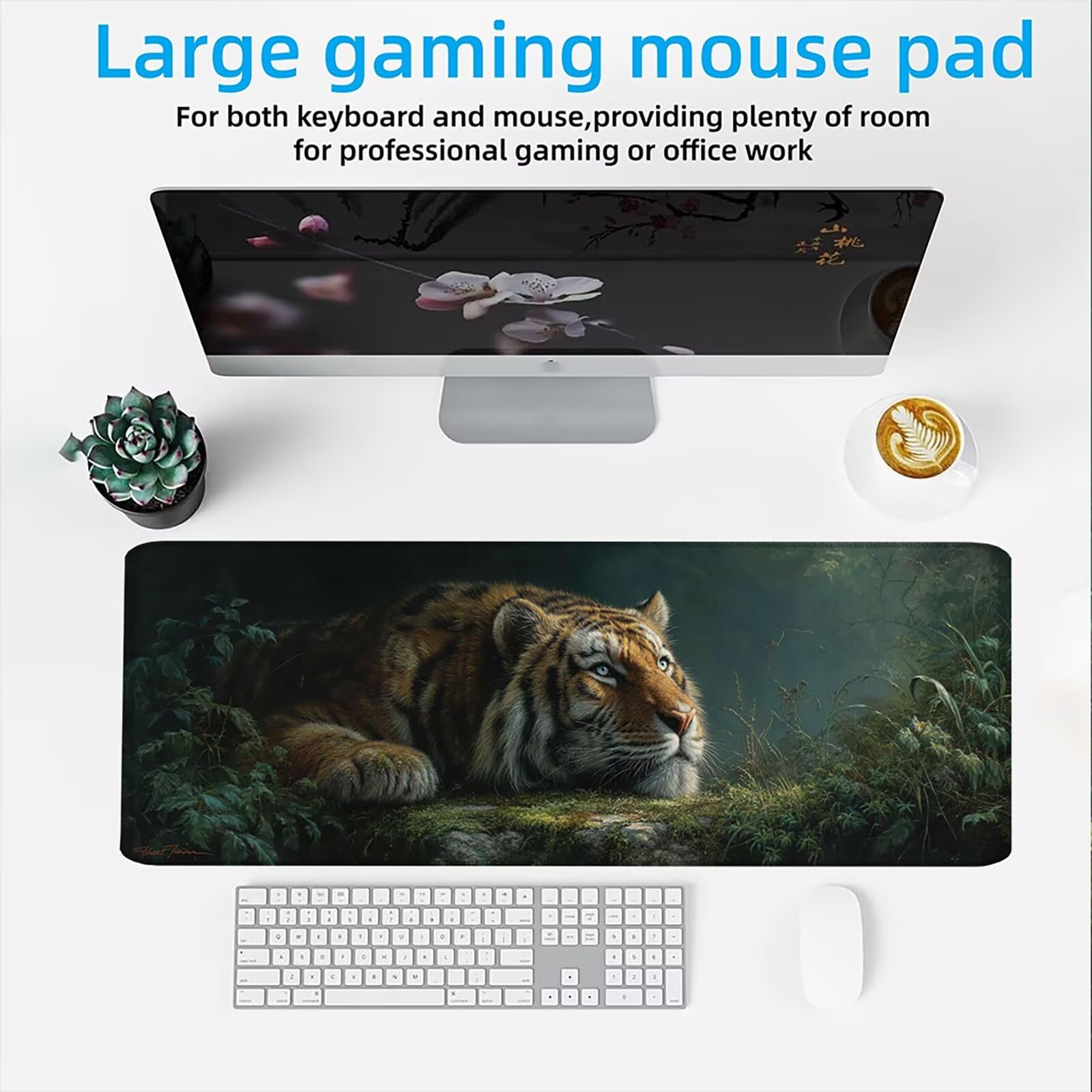 Podkładka pod mysz 1200x600mm Podkładka pod mysz dla graczy, podkładka pod mysz na biurko ultra cienka antypoślizgowa gumowa podstawa zmywalna ulepszona prędkość dla komputera, komputera, pracy