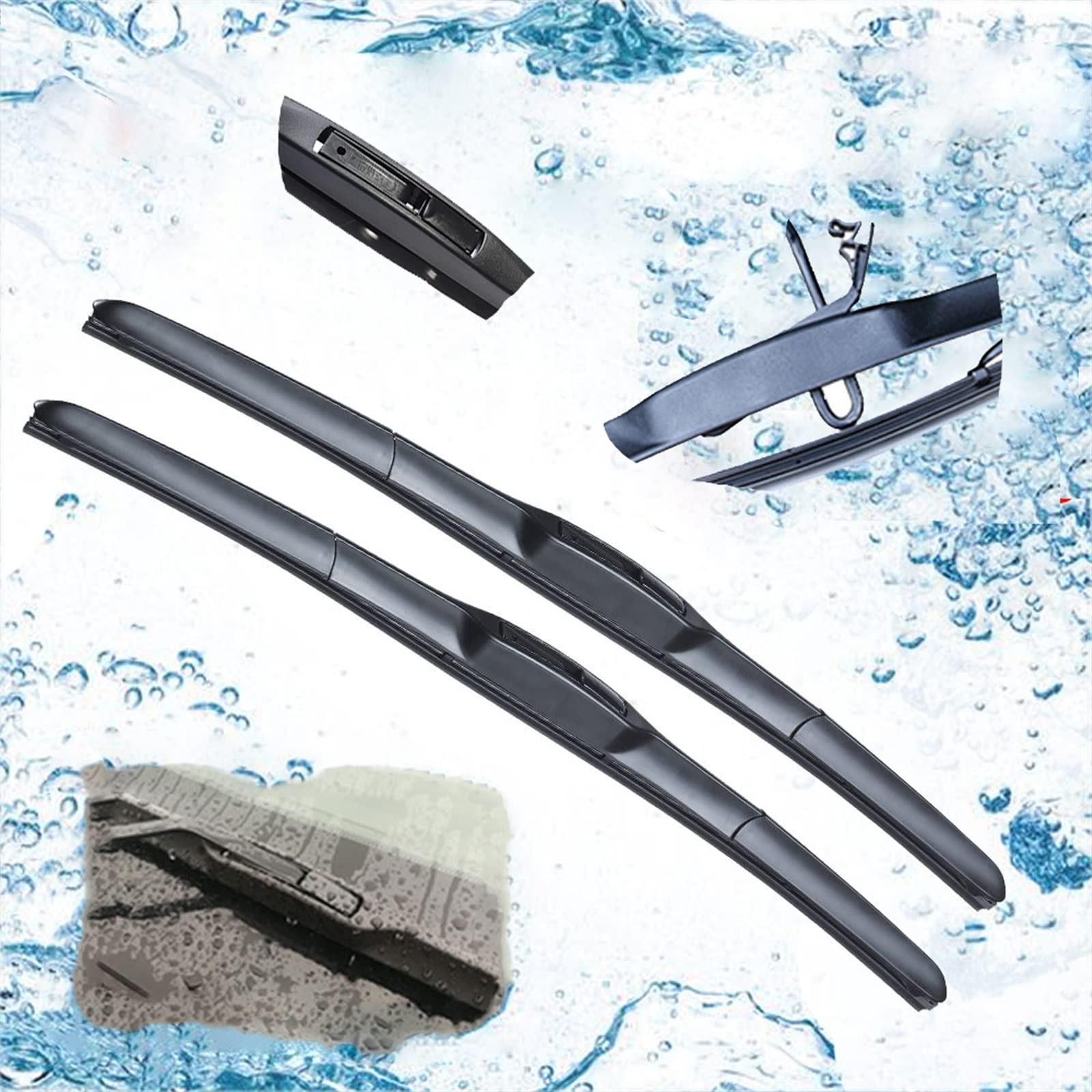 Balai d'essuie-glace avant Outlander MK3 2013-2019 en caoutchouc premium