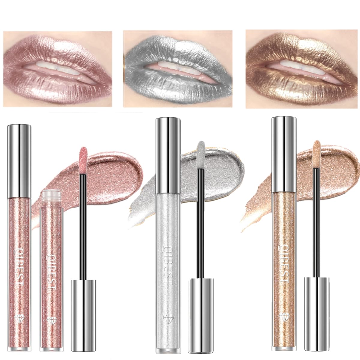 KARLOR Metallic Lipstick Set