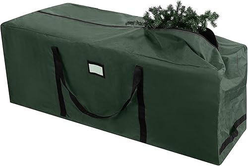 Miniatura 4 de Bolsa de almacenamiento prémium Elf Stor para árbol de Navidad, bolsa con ruedas, Poliéster & Mezcla de poliéster, Verde, Extra grande