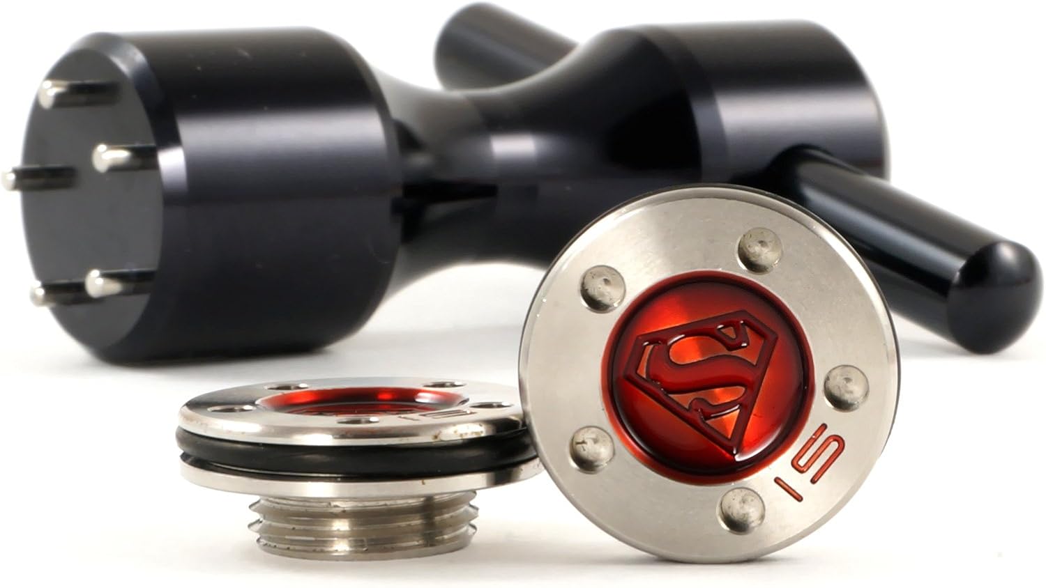 19th Hole Custom Shop 2 of 15g Red Weights with Wrench Tool for Scotty Cameron Fastback, Squareback and Roundback Putters, Superman