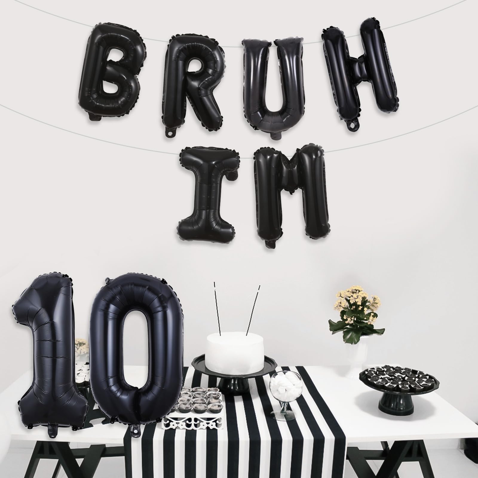 Bandera 'Bruh It's My Birthday' - Decoración Divertida Para Fiestas De Cumpleaños