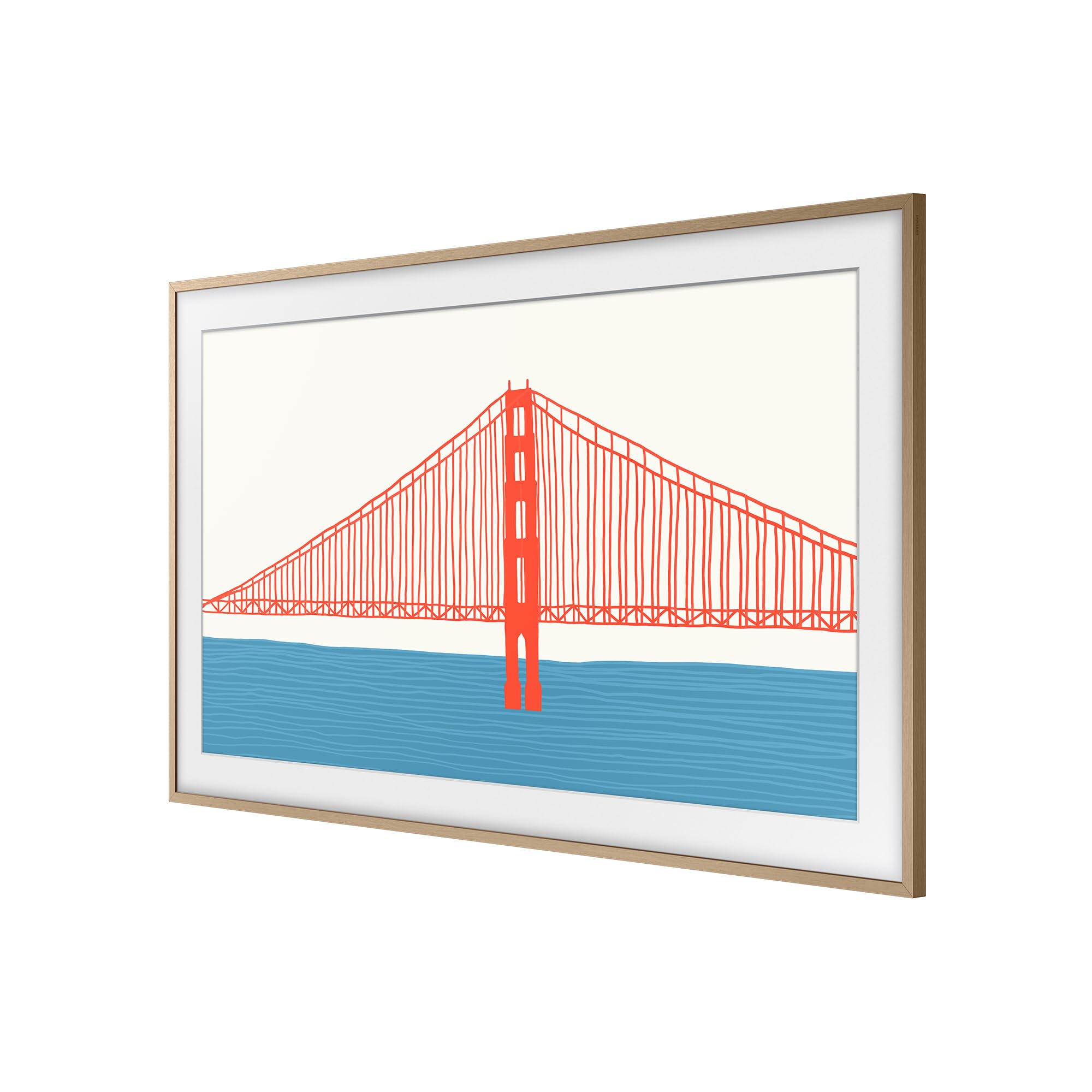 SAMSUNG Frame 2021 Wechselrahmen 55" teak | VG-SCFA55TKBXC