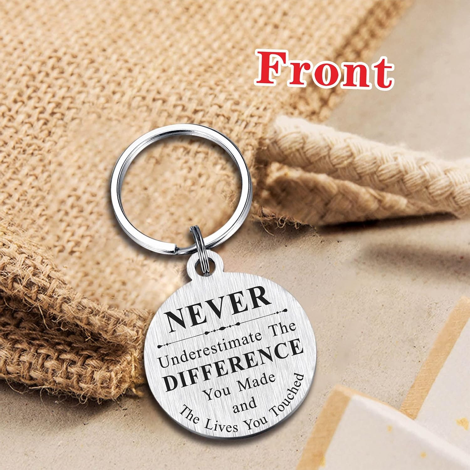 Resdink Coworkers Teacher Staff Appreciation Gifts Keychain, Thank You Gifts for All You Do Gift for Men Women, Co Worker Colleague Leaving farewell Present - Image 3