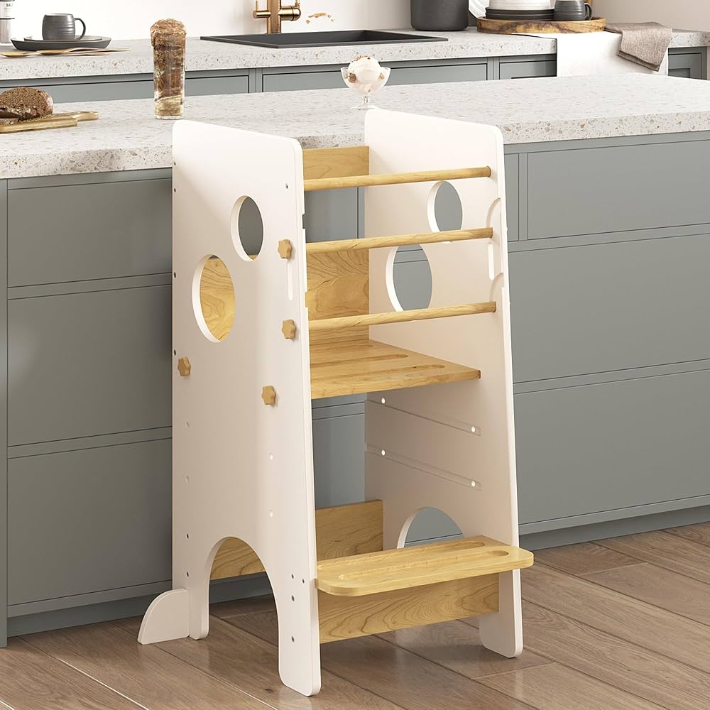Amazon.com: Toddler Standing Tower, 3 Adjustable Height