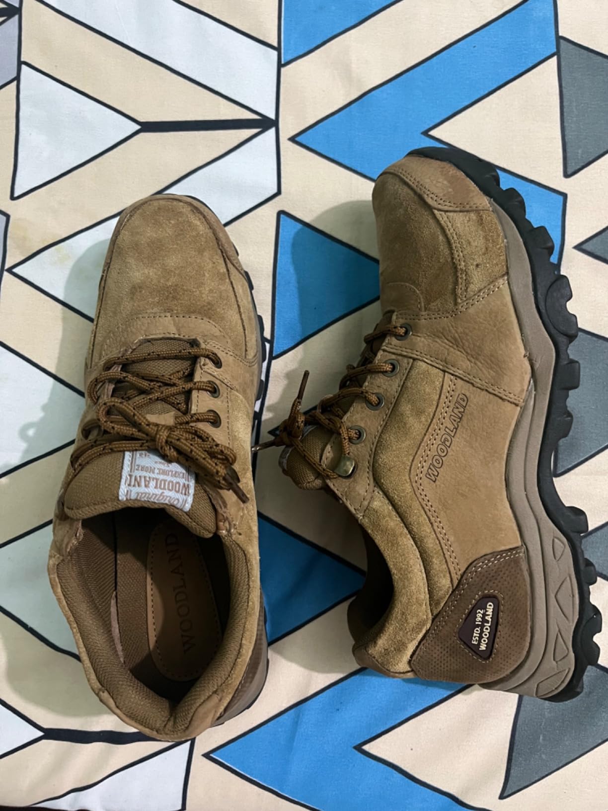 Woodland Mens OGC 3608119 Olive Green Sneaker Casual Shoe UK