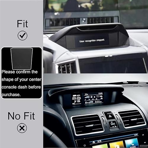 Miniatura 7 de SENSHINE Tapete para cubierta de salpicadero para Subaru Forester, accesorios 2019-2023 2024 Subaru Crosstrek Impreza 2018-2023, almohadilla