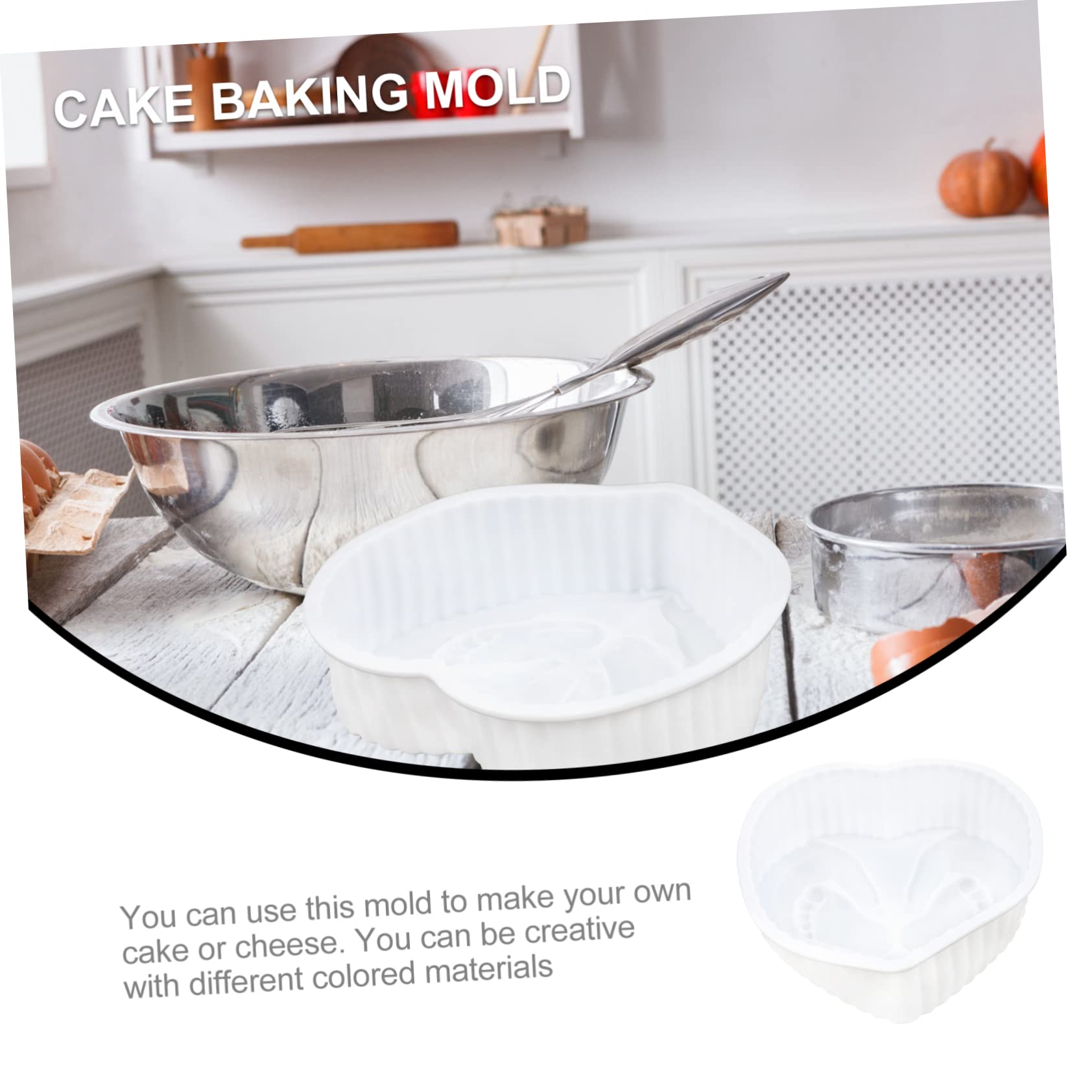 ABOOFAN 3 Pièces moule de pied de bébé moule à gâteau moules à pain pour la cuisson moules à en silicone pâtés gâteaux fromage moule à dessert moules à pâtisserie antiadhésifs 3d