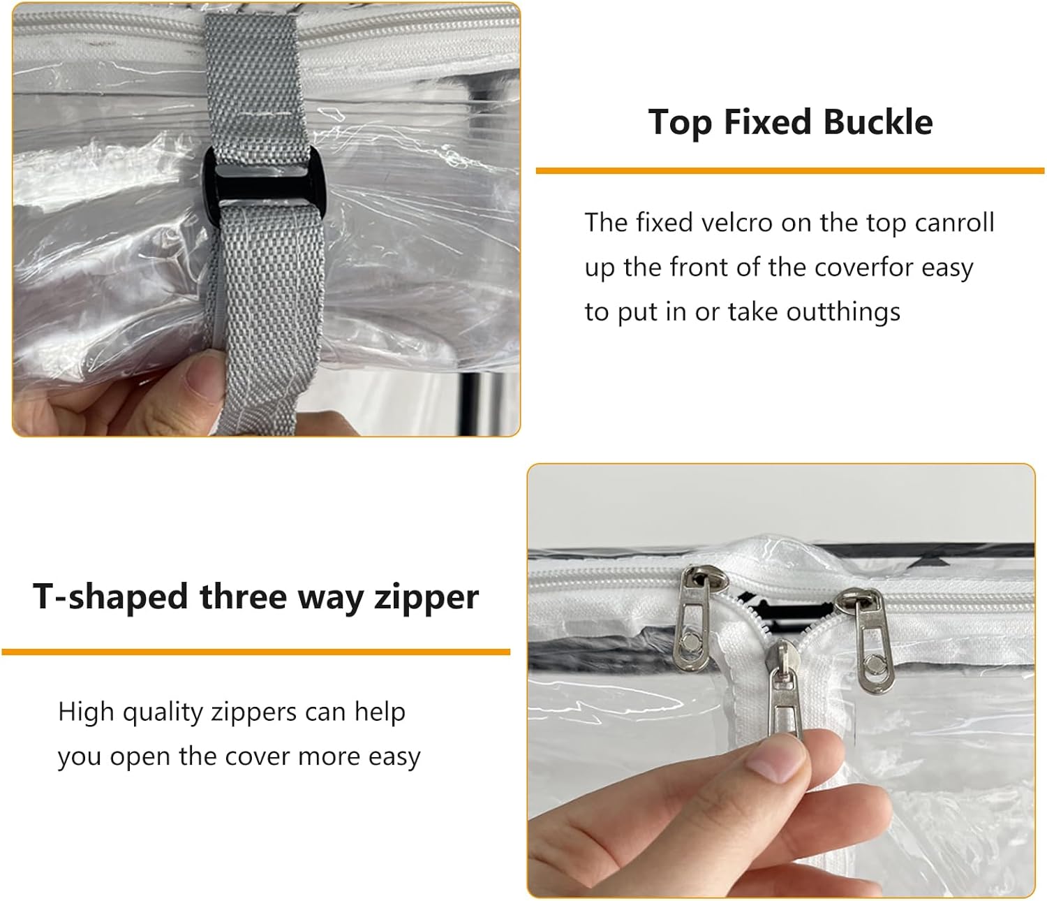 Heavy-Duty Waterproof Wire Shelf Cover, Garage Storage Shelving Protector, Universal Fit 36 x 18 x 72 Inch Rack Covers with 1" Tolerance (Clear)