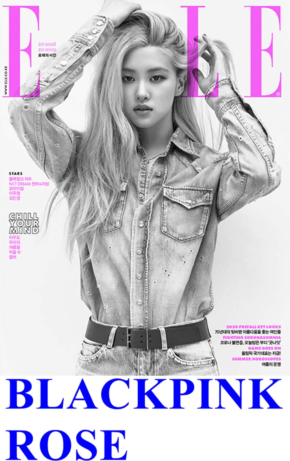 【バラ売り不可】blackpink 雑誌 Amazon.co.jp: 表紙：BLACKPINK ROSÉ/ELLE 7月号C型2020【4点