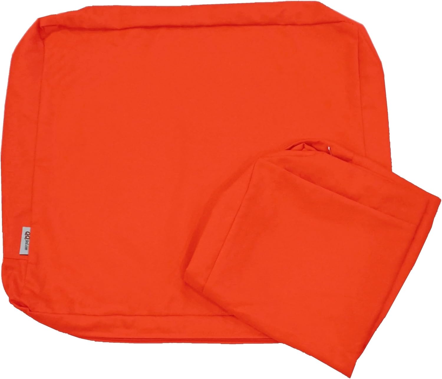 4 Pack 24X22X4 Inch Outdoor Cushion Pillow Washable Replacement Covers Only with Zipper (Tango Color) for Patio Furniture, Sofa, Loveseat, Deep Seat Chair