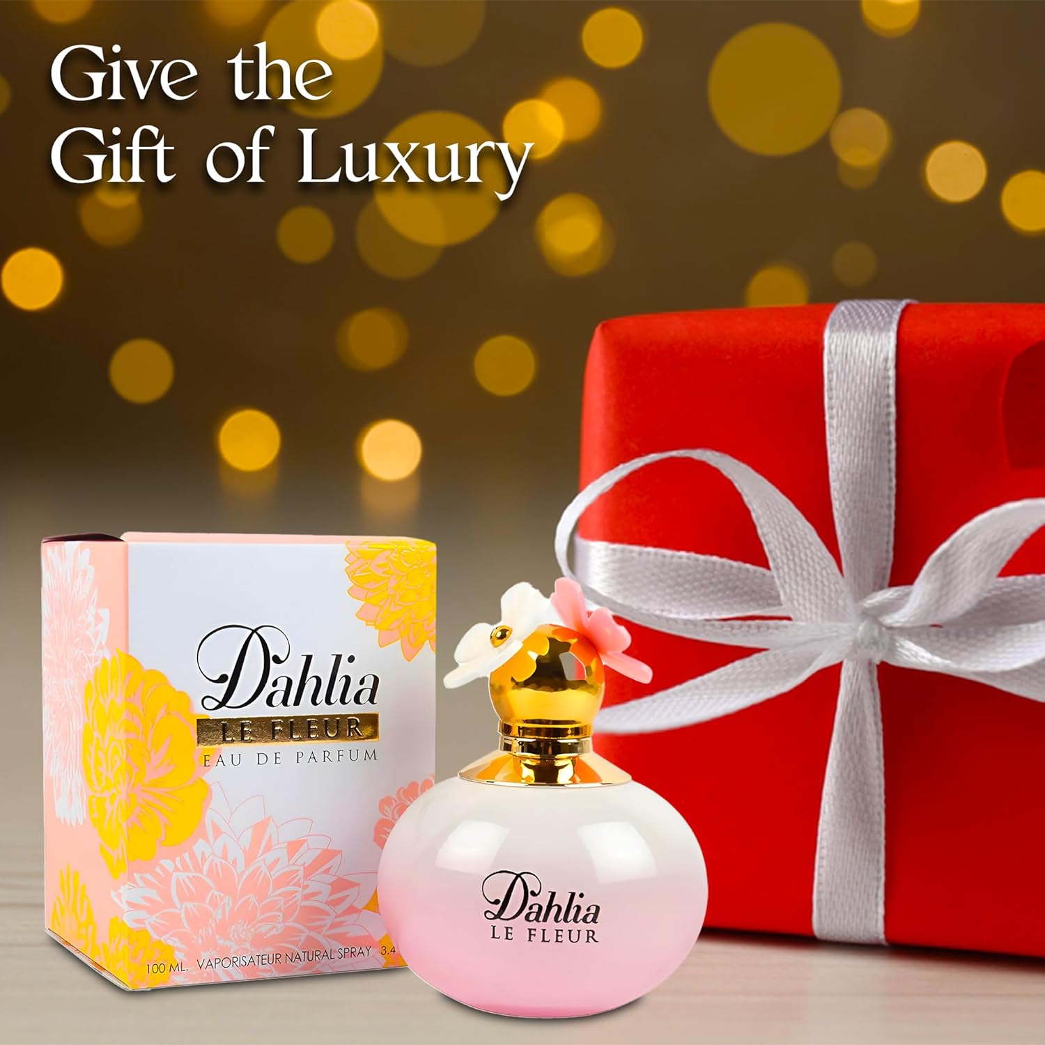 AFLUXE Dahlia Le Fleur Eau de Parfum for Women - 100ml Floral & Fruity Perfume with Lavender, Coconut, Vanilla & Pear, Long-Lasting Feminine Fragrance - Image 5