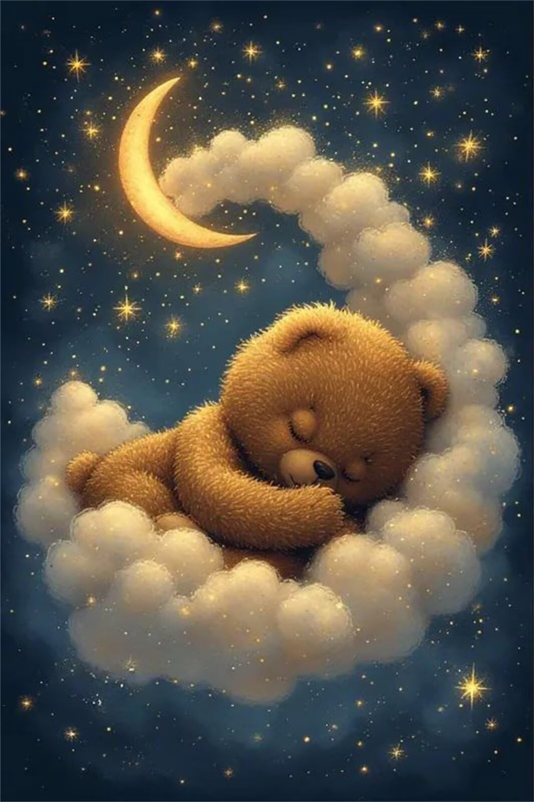 Puzzle 1200 Pezzi Orso Animale Luna Gioco Educativo Sfida Impossibile Divertente Adatto Come Decorazione da Parete e Regalo Puzzle Classici 1200 Pezzi 75 x 50 cm