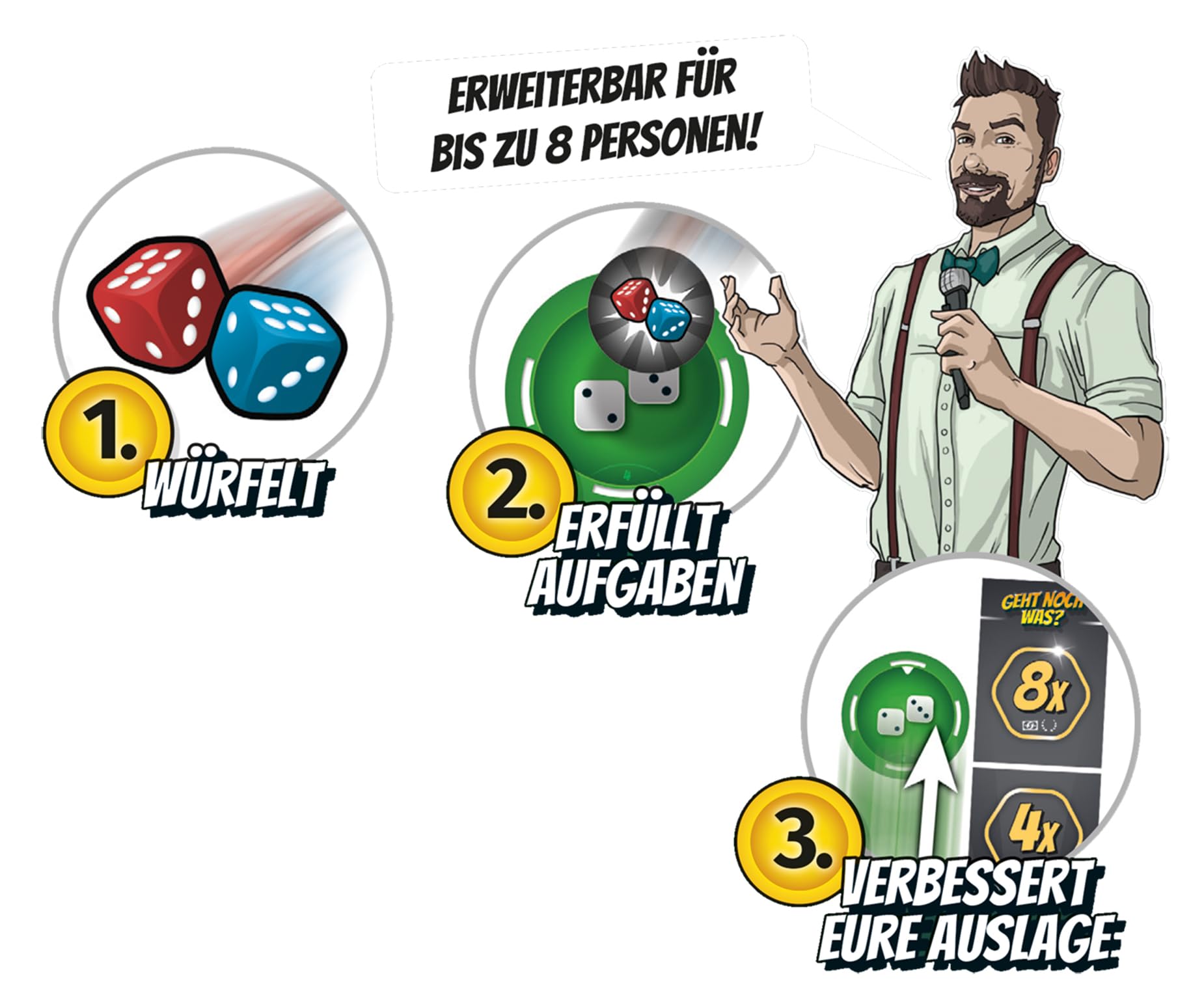 Schmidt Spiele 49448 Geht noch was, gra w kości z serii Klein and Fine