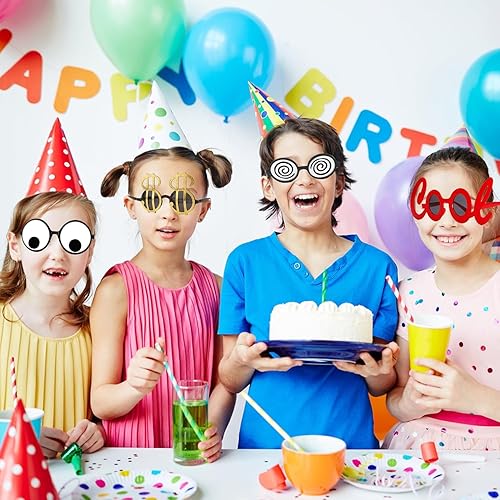 Miniatura 5 de ZAKVOOR 10 Pairs Funny Party Glasses, Novelty Summer Hawaiian Sunglasses for Adult Kids Party Favors, Beach Themed Party, Photo Booth Props Supplies