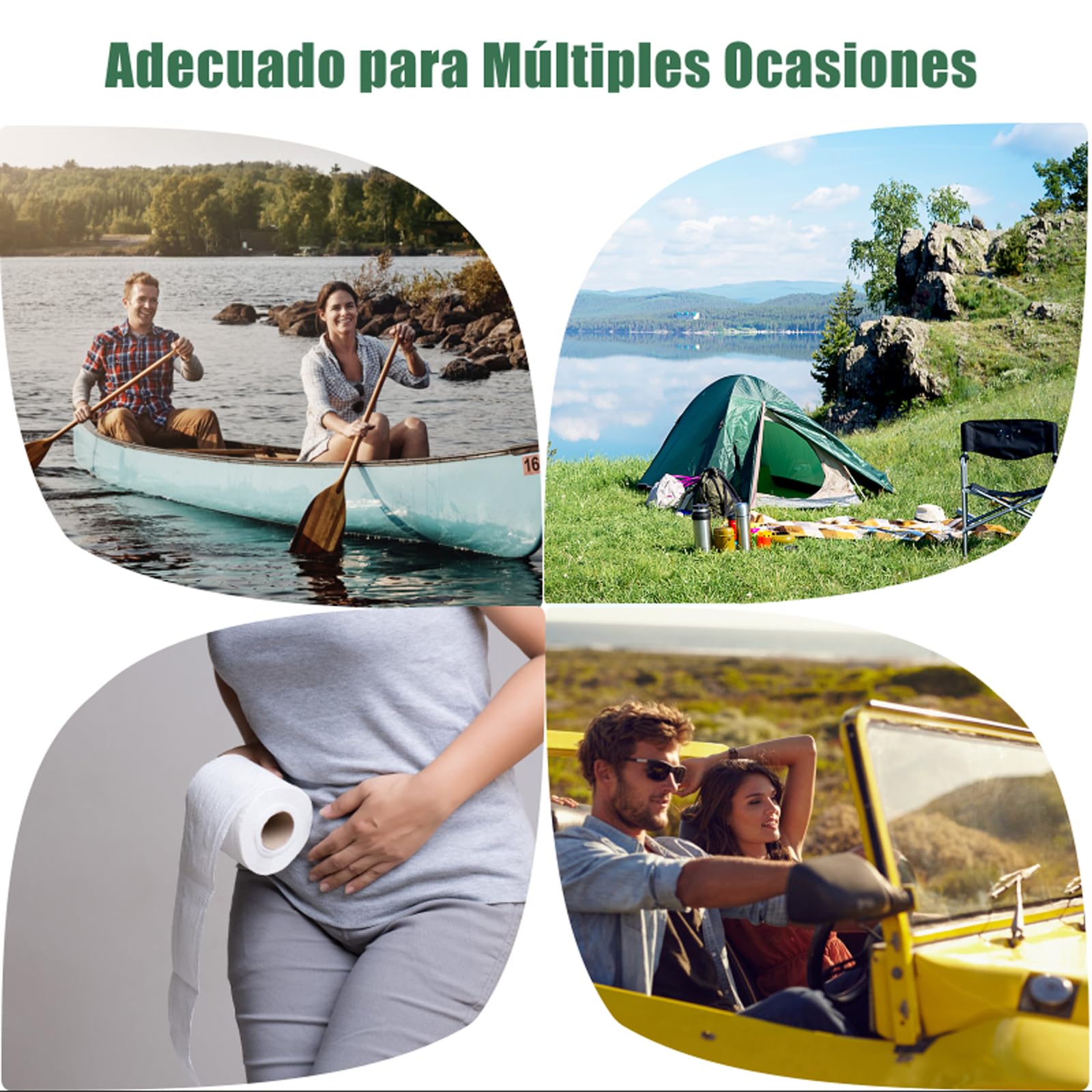 SOARS 20L Inodoro Portátil con Depósito de Agua Residual y de Agua Dulce Extraíble, Baño Portatil con Cisterna, Carga 100 KG(MAX), HDPE, WC Portatil con Tapa para Senderismo Viaje Camping