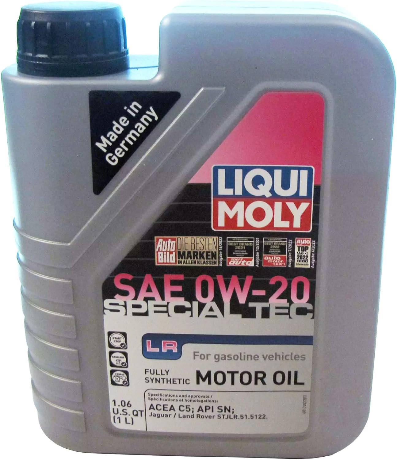 Oil Change Kit Compatible with Land Rover LR4, Discovery 5, Range Rover Sport, And Full Size, Includes Mahle Oil Filter, 9 Liters Special Tech LR SAE 0W-20 Oil, Drain Plug, & Cling