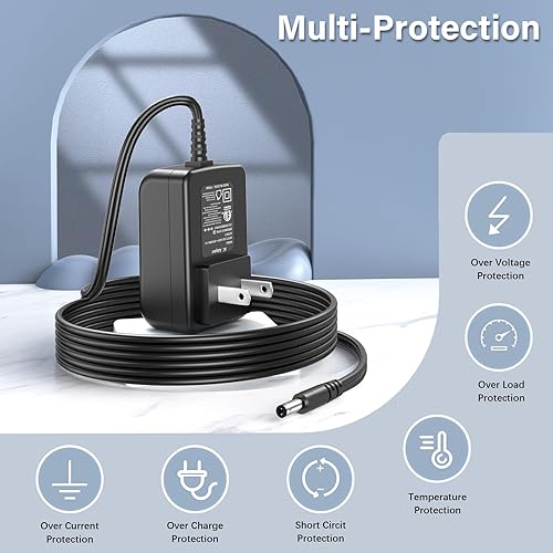 Miniatura 3 de Cable de alimentación con certificación ETL para NEQUARE S25  S25 Pro S25Pro S26 V230 cargador de vacío inalámbrico de mano adaptador de CA de